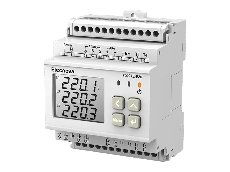 Medidor de potencia multifuncional trifásico PD194Z-E20