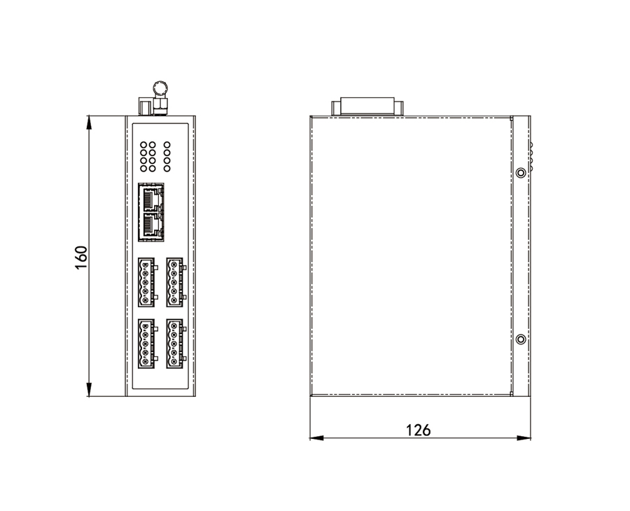 S20 IoT Gateway Dimension