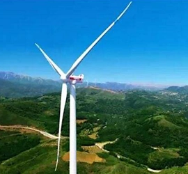 Parque eólico Lei Zhen Shan de China Power Investment Corporation en el condado de Shaanxi, provincia de Henan