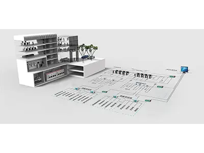 Solución inteligente del sistema de monitoreo de energía del edificio