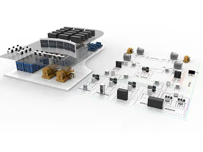 Solución inteligente del sistema de distribución de energía