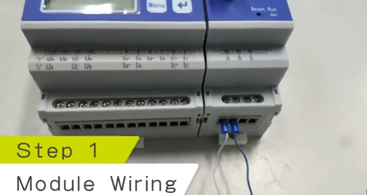 Cómo los datos de medición del medidor de potencia Sed por Lora Wireless SFERE/ELECNOVA